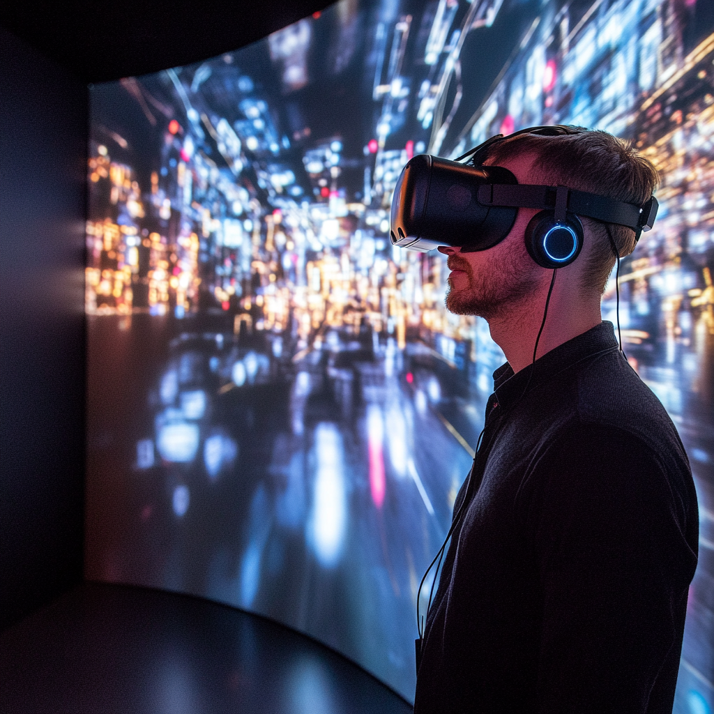 some one with oculus