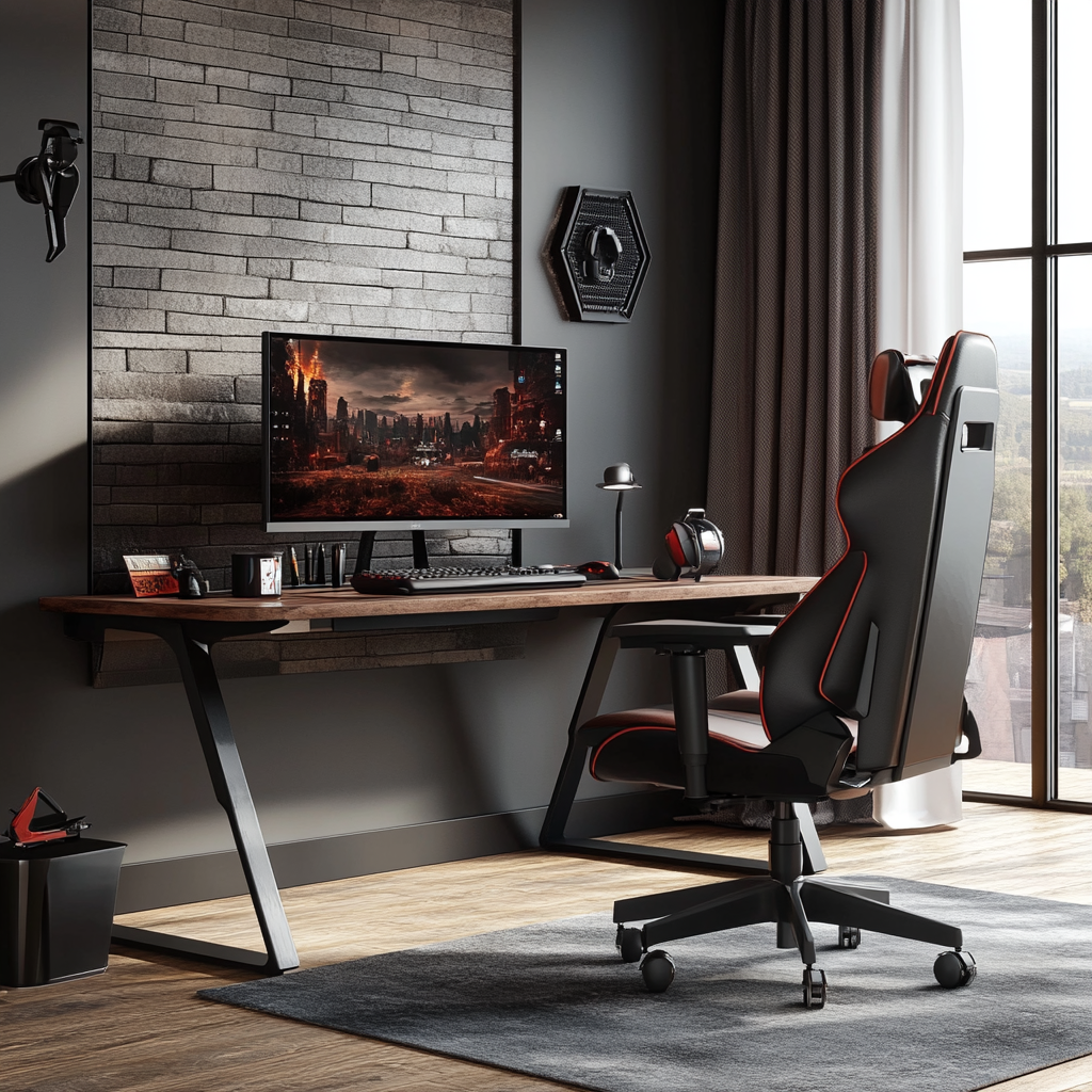 Ergonomisch meubilair en stijlen voor een gaming-opstelling